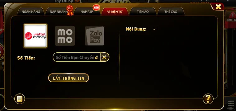Nạp rút đa kênh - an toàn - bảo mật - không tốn phí tại go88.