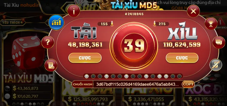 Game Tài Xỉu Go88 Thiên Đường Cá Cược Đẳng Cấp Nhất Cho Mọi Game Thủ