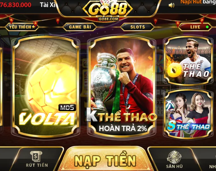 Trải Nghiệm Cá Cược Đỉnh Cao Tại Sảnh Thể Thao Go88 Uy Tín Nhất